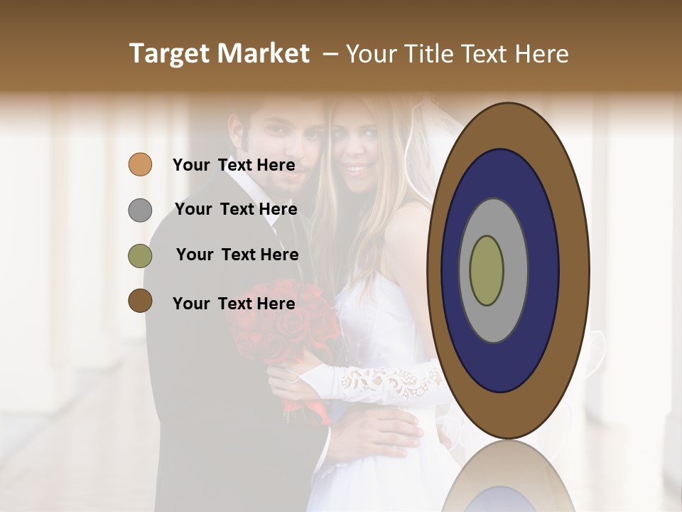 Under Woman Smiling PowerPoint Template