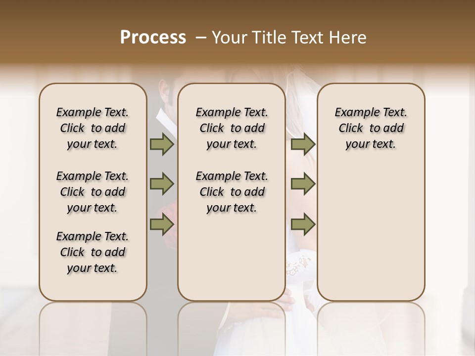 Under Woman Smiling PowerPoint Template