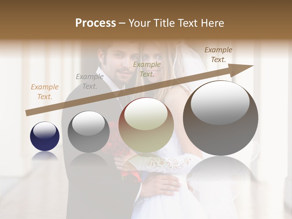 Under Woman Smiling PowerPoint Template