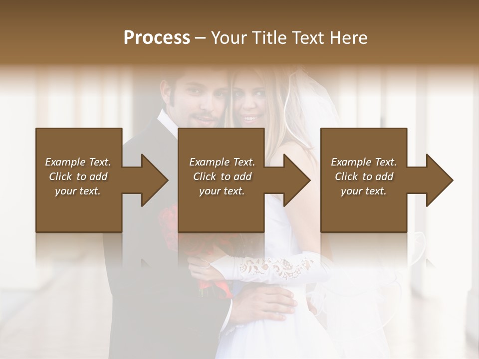 Under Woman Smiling PowerPoint Template