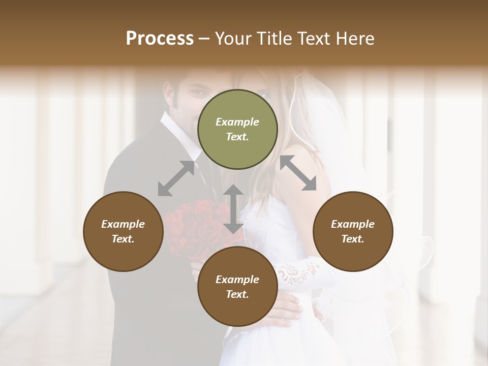 Under Woman Smiling PowerPoint Template