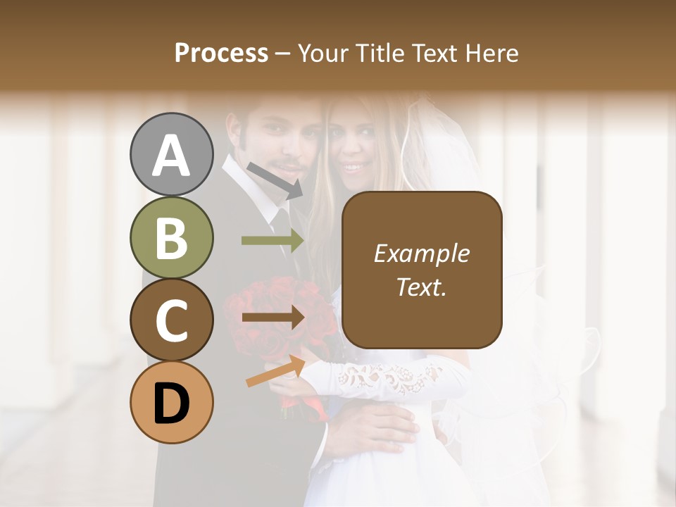 Under Woman Smiling PowerPoint Template