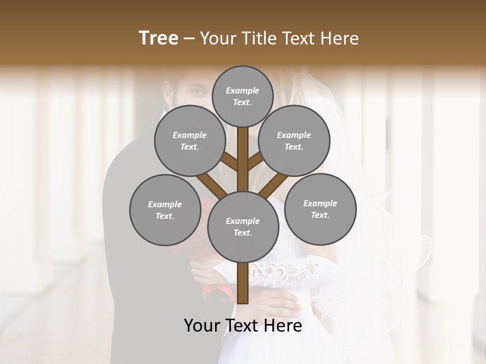 Under Woman Smiling PowerPoint Template