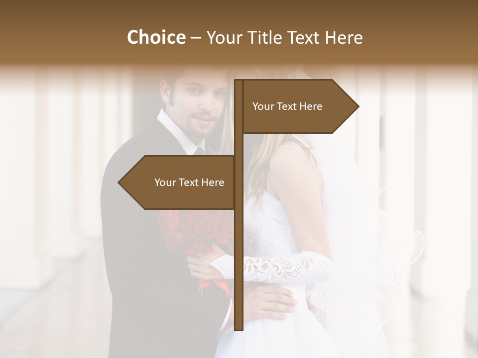 Under Woman Smiling PowerPoint Template