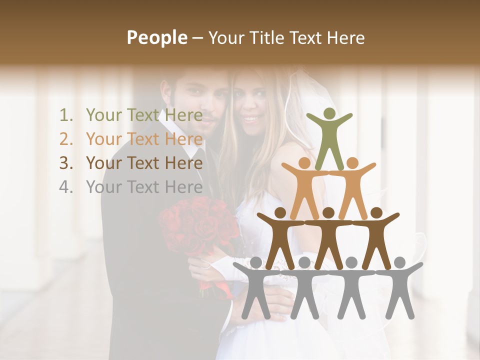 Under Woman Smiling PowerPoint Template