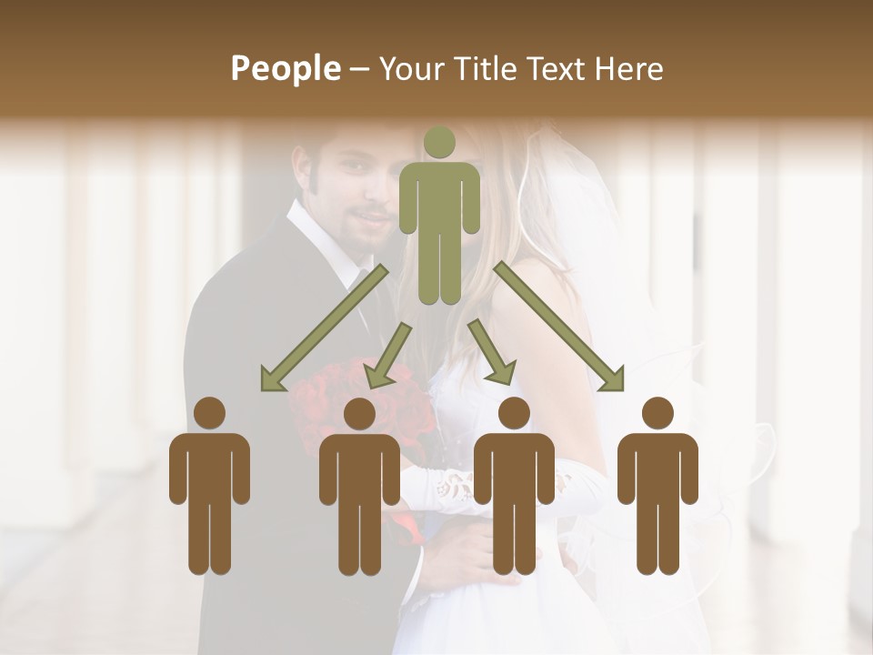 Under Woman Smiling PowerPoint Template