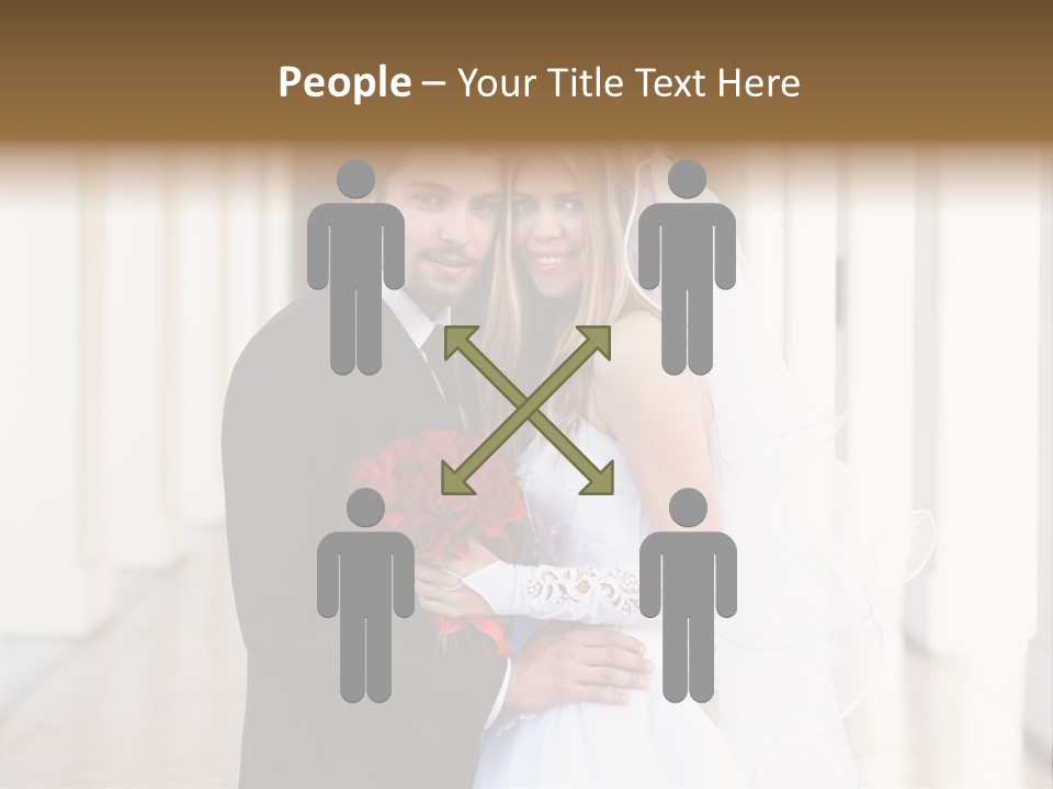 Under Woman Smiling PowerPoint Template