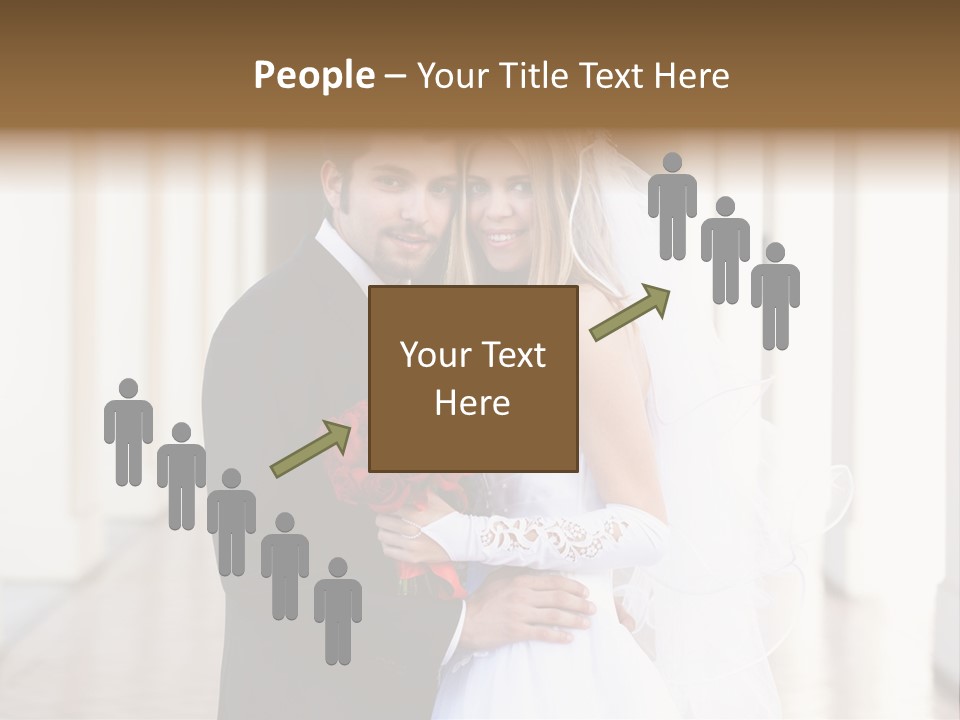 Under Woman Smiling PowerPoint Template