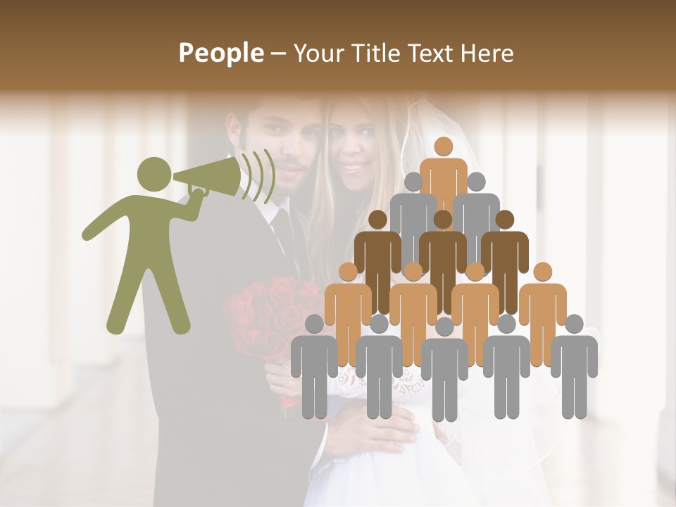 Under Woman Smiling PowerPoint Template