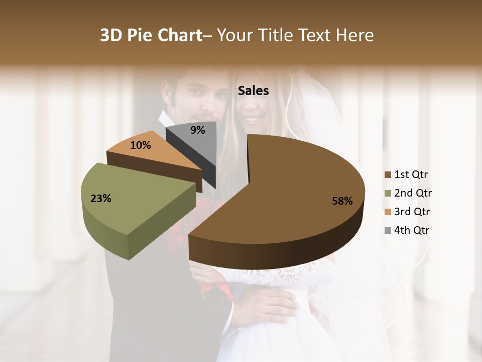 Under Woman Smiling PowerPoint Template