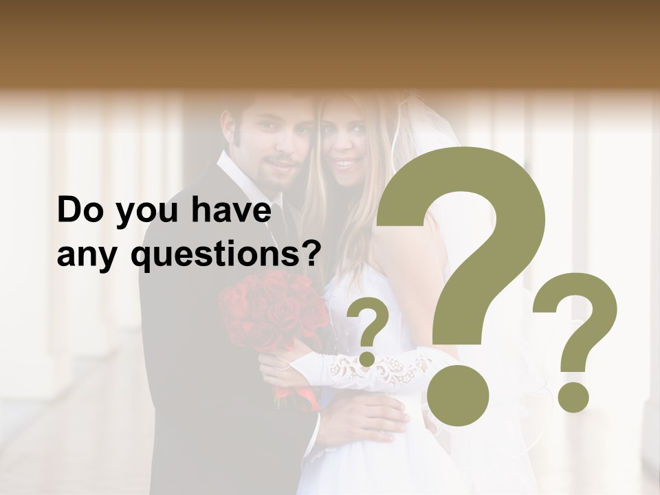 Under Woman Smiling PowerPoint Template