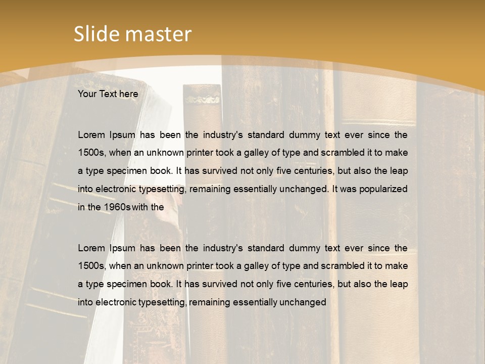 Classical Literature History Created Th Century PowerPoint Template