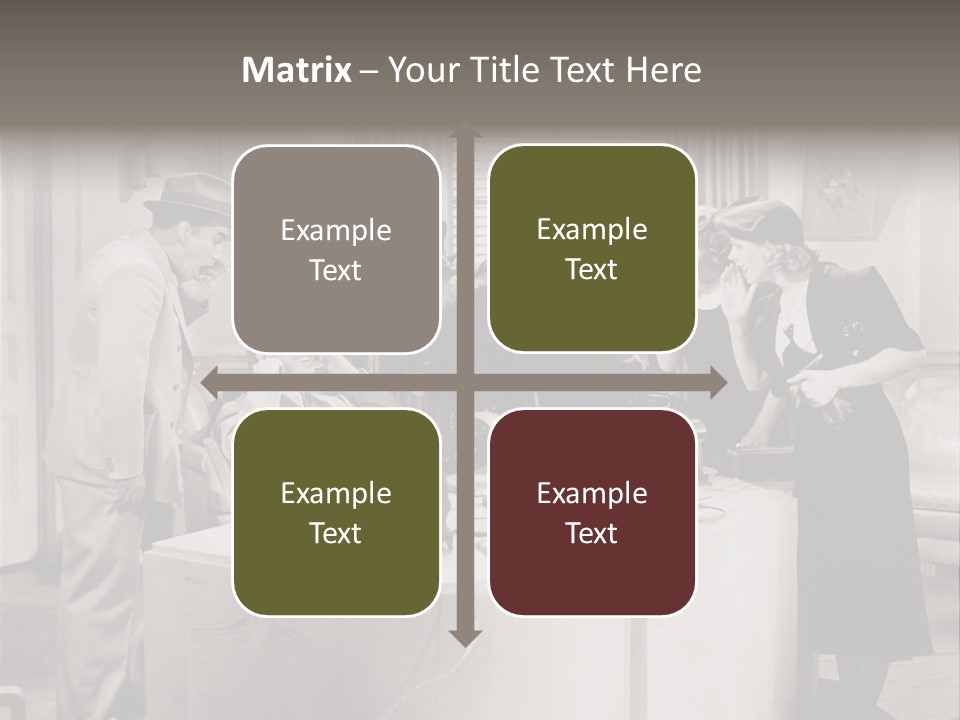 Shout Noisy Gang Up PowerPoint Template