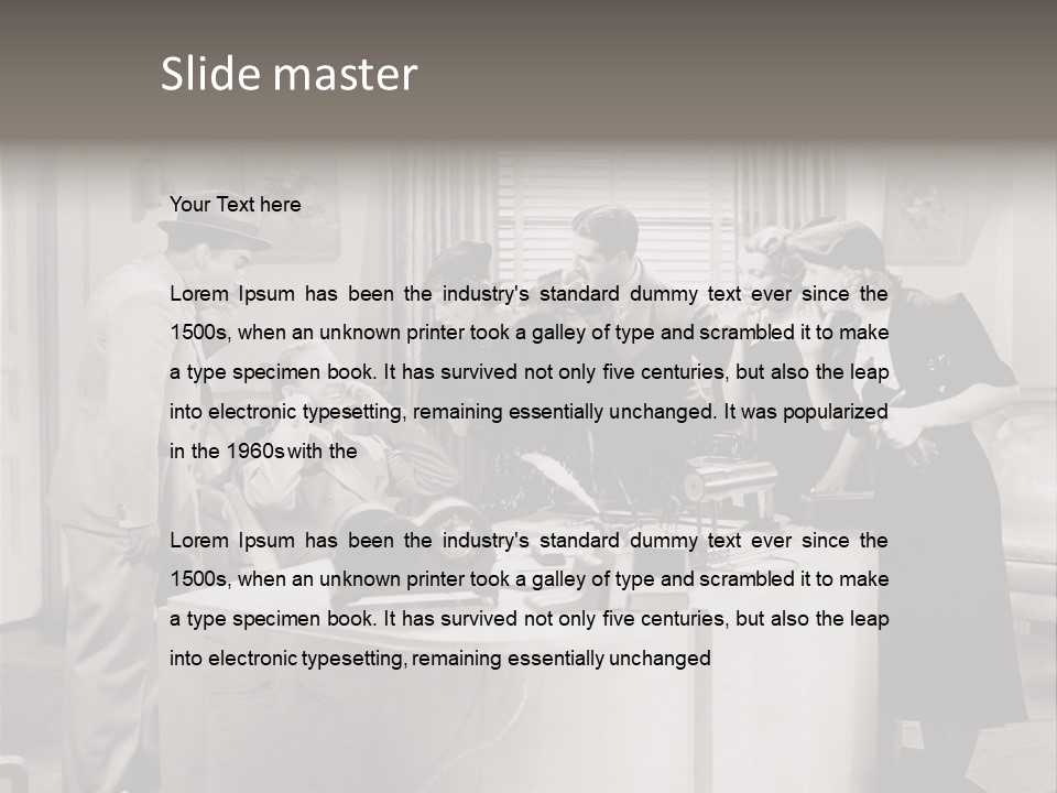 Shout Noisy Gang Up PowerPoint Template