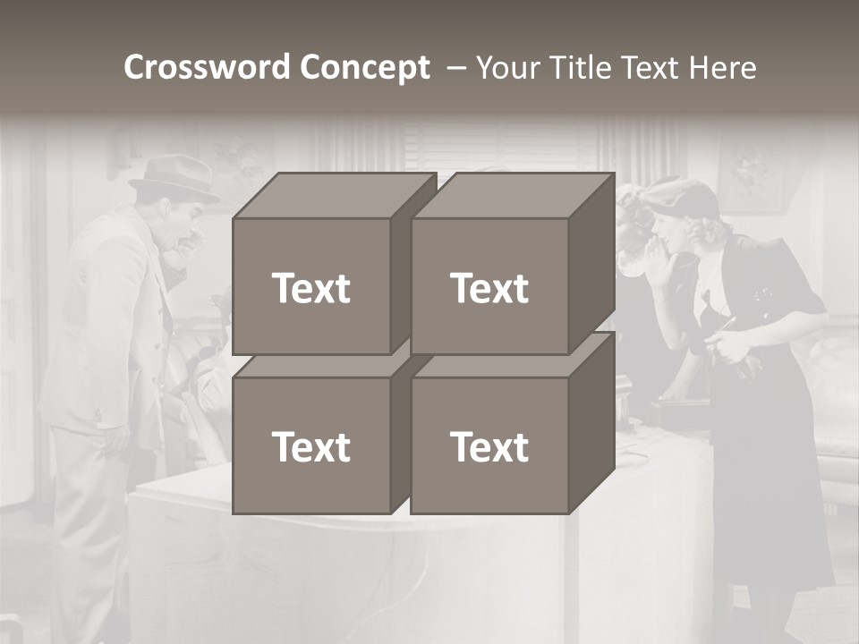 Shout Noisy Gang Up PowerPoint Template