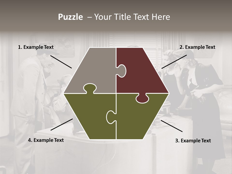 Shout Noisy Gang Up PowerPoint Template