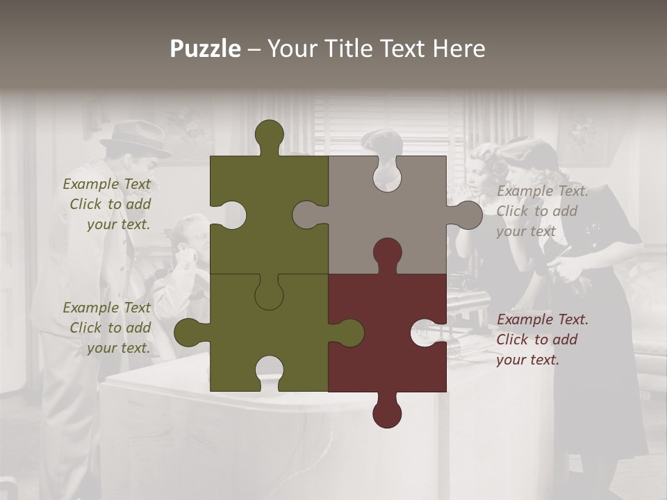 Shout Noisy Gang Up PowerPoint Template