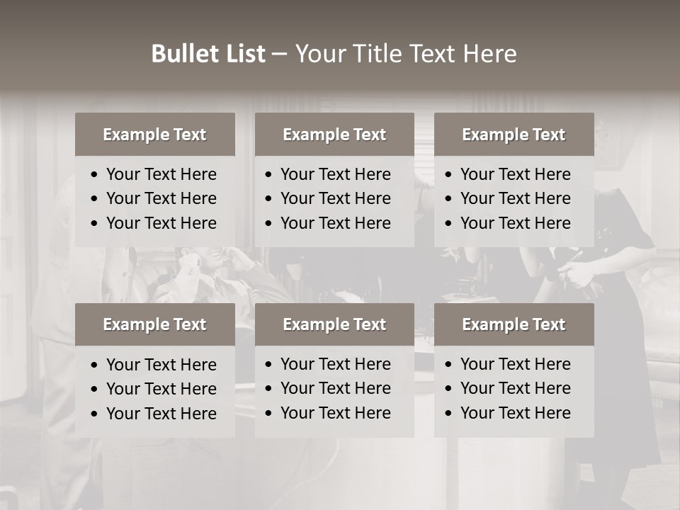 Shout Noisy Gang Up PowerPoint Template