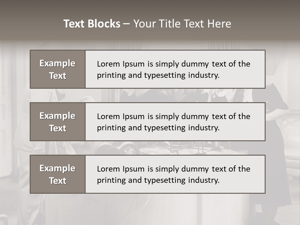 Shout Noisy Gang Up PowerPoint Template