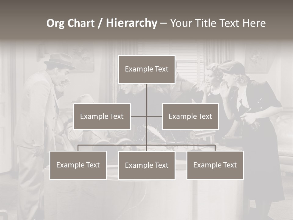 Shout Noisy Gang Up PowerPoint Template