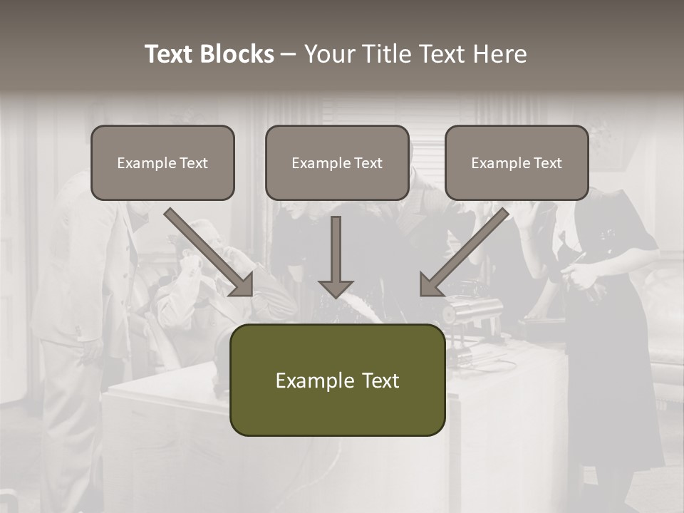 Shout Noisy Gang Up PowerPoint Template