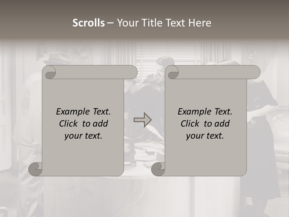 Shout Noisy Gang Up PowerPoint Template