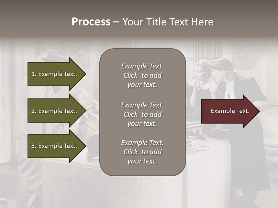 Shout Noisy Gang Up PowerPoint Template