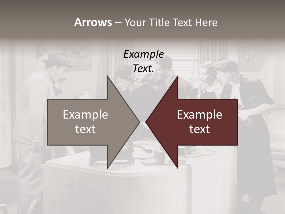 Shout Noisy Gang Up PowerPoint Template