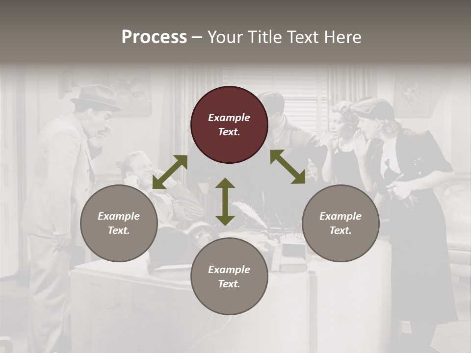 Shout Noisy Gang Up PowerPoint Template