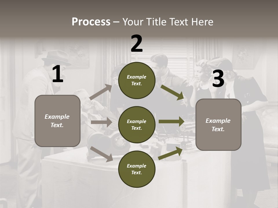 Shout Noisy Gang Up PowerPoint Template