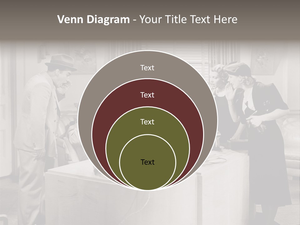 Shout Noisy Gang Up PowerPoint Template
