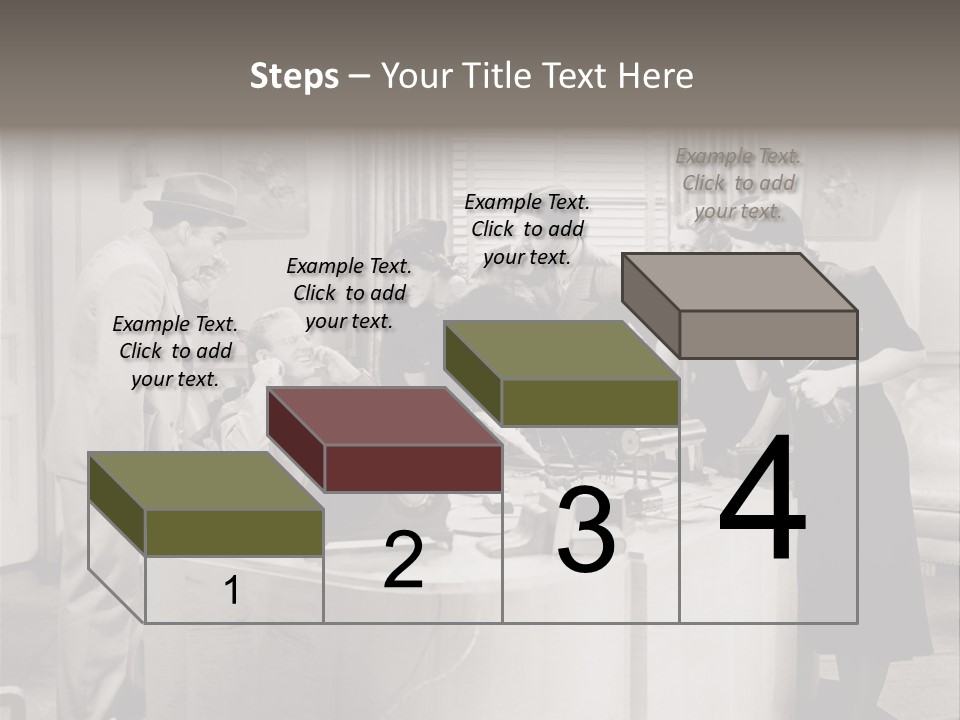 Shout Noisy Gang Up PowerPoint Template