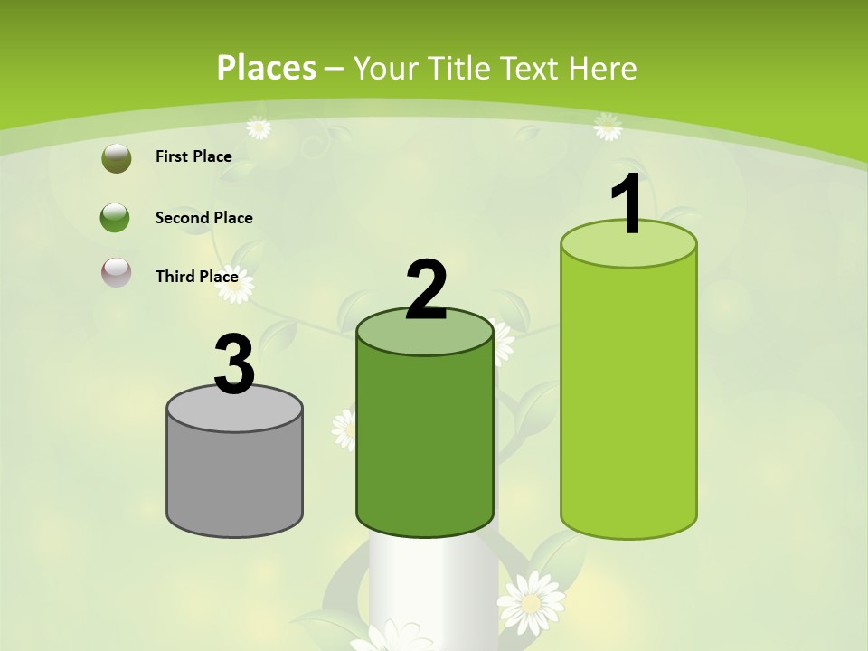 Flower Cure Chamomile PowerPoint Template