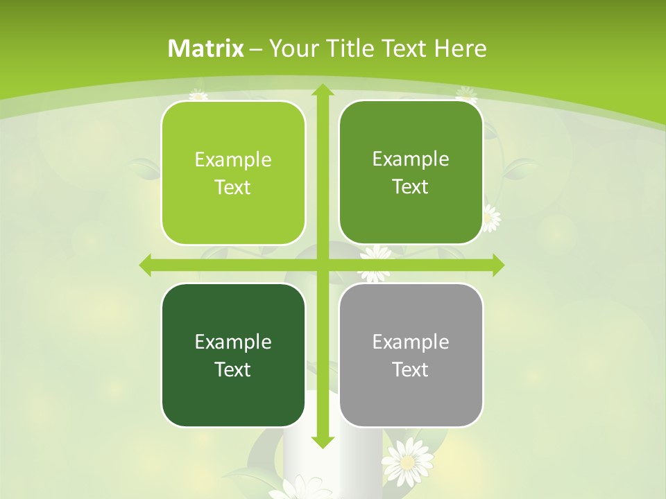 Flower Cure Chamomile PowerPoint Template