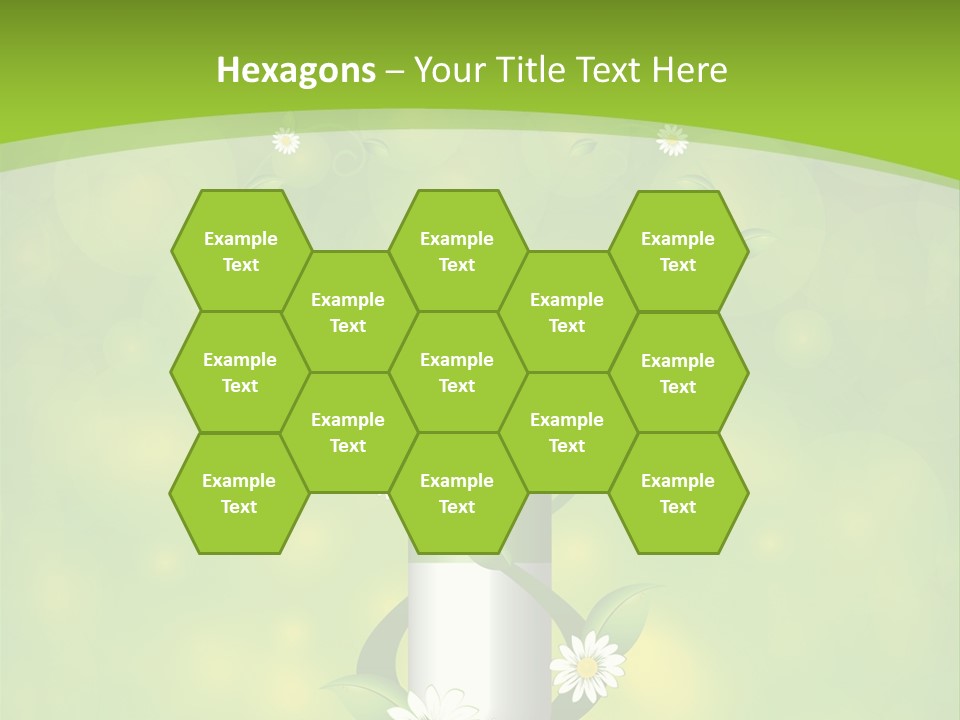 Flower Cure Chamomile PowerPoint Template