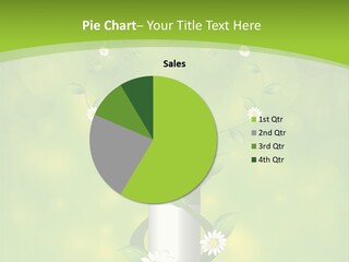 Flower Cure Chamomile PowerPoint Template