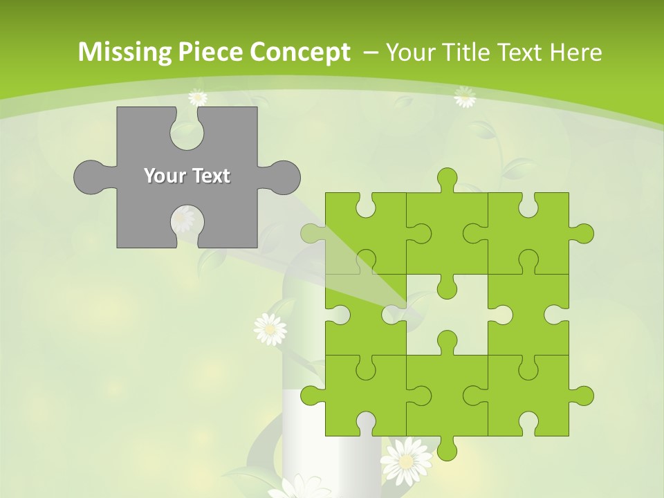 Flower Cure Chamomile PowerPoint Template