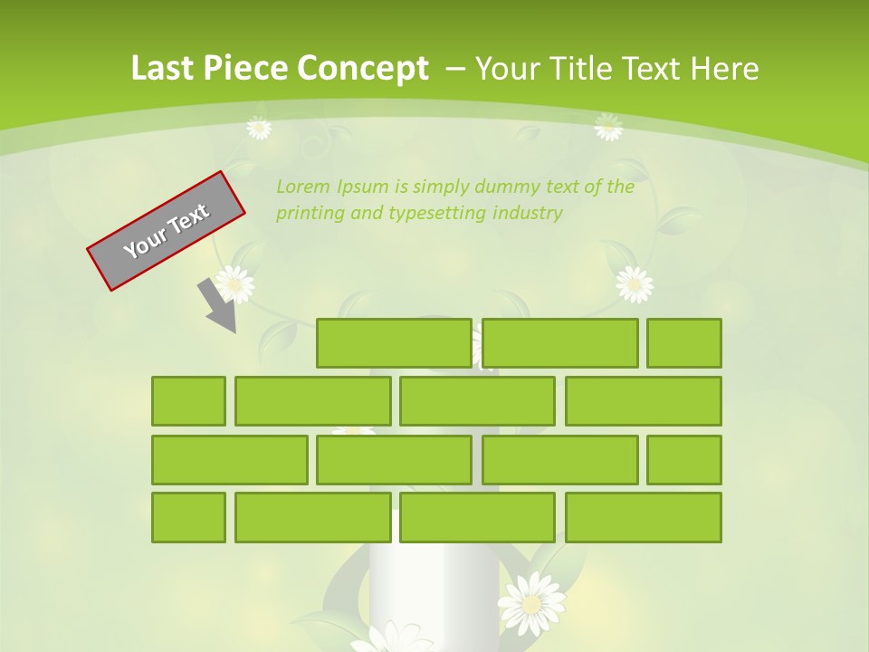 Flower Cure Chamomile PowerPoint Template