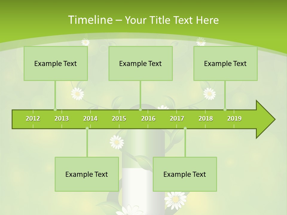 Flower Cure Chamomile PowerPoint Template
