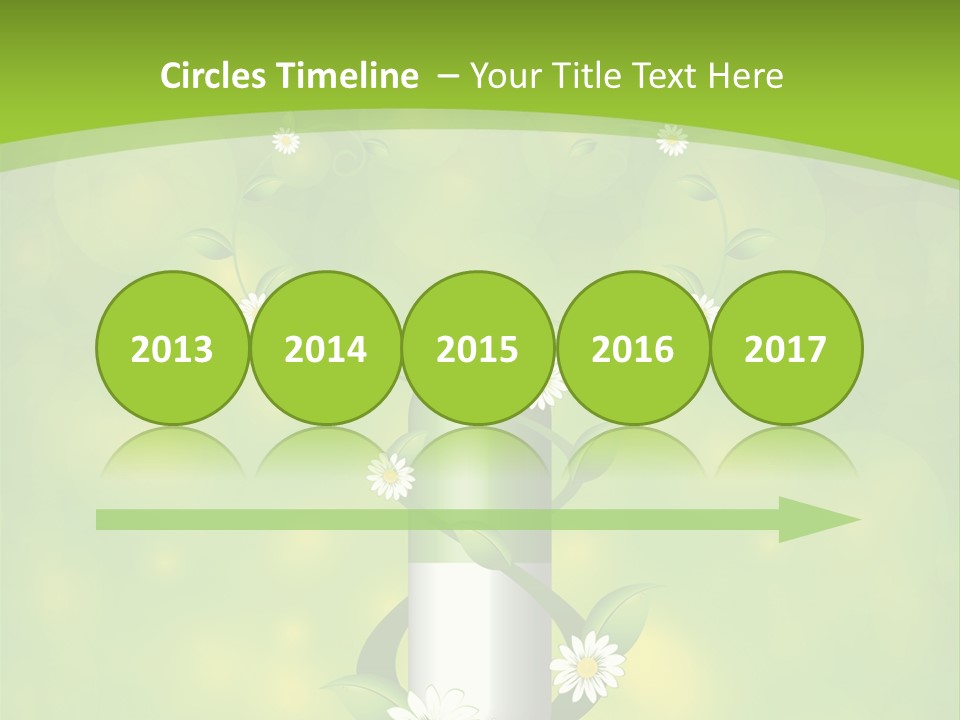 Flower Cure Chamomile PowerPoint Template