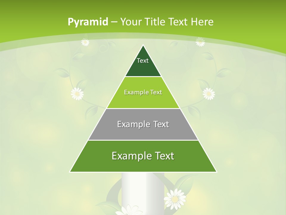 Flower Cure Chamomile PowerPoint Template
