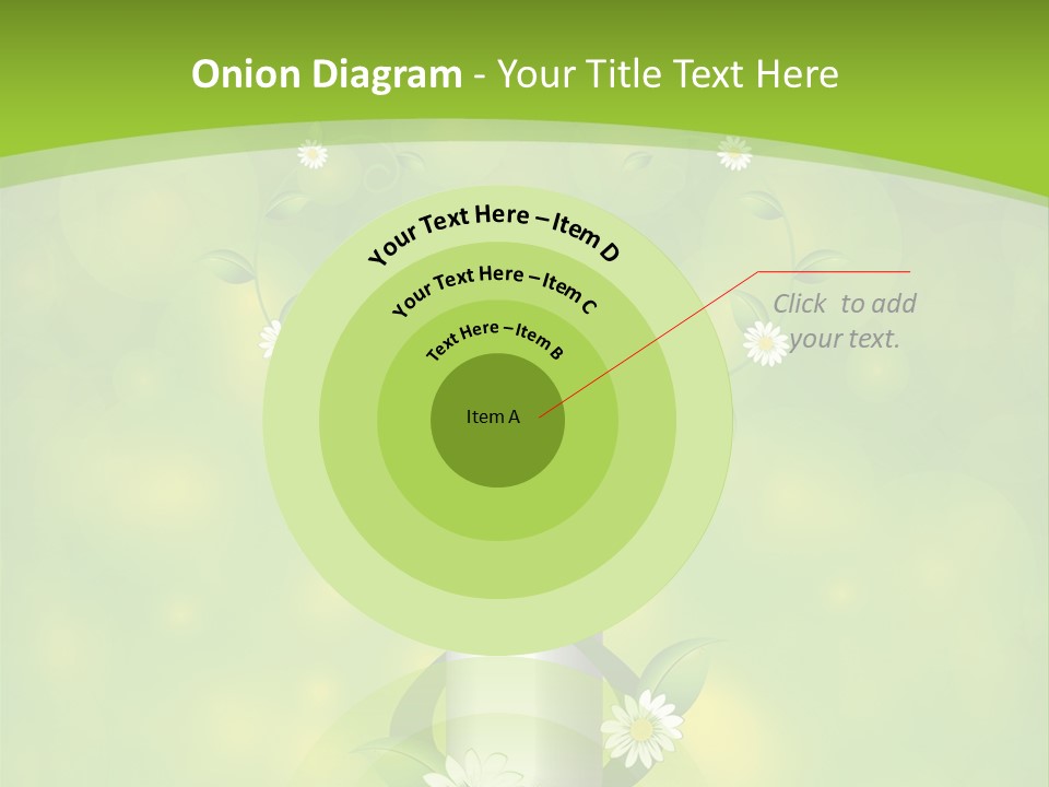 Flower Cure Chamomile PowerPoint Template