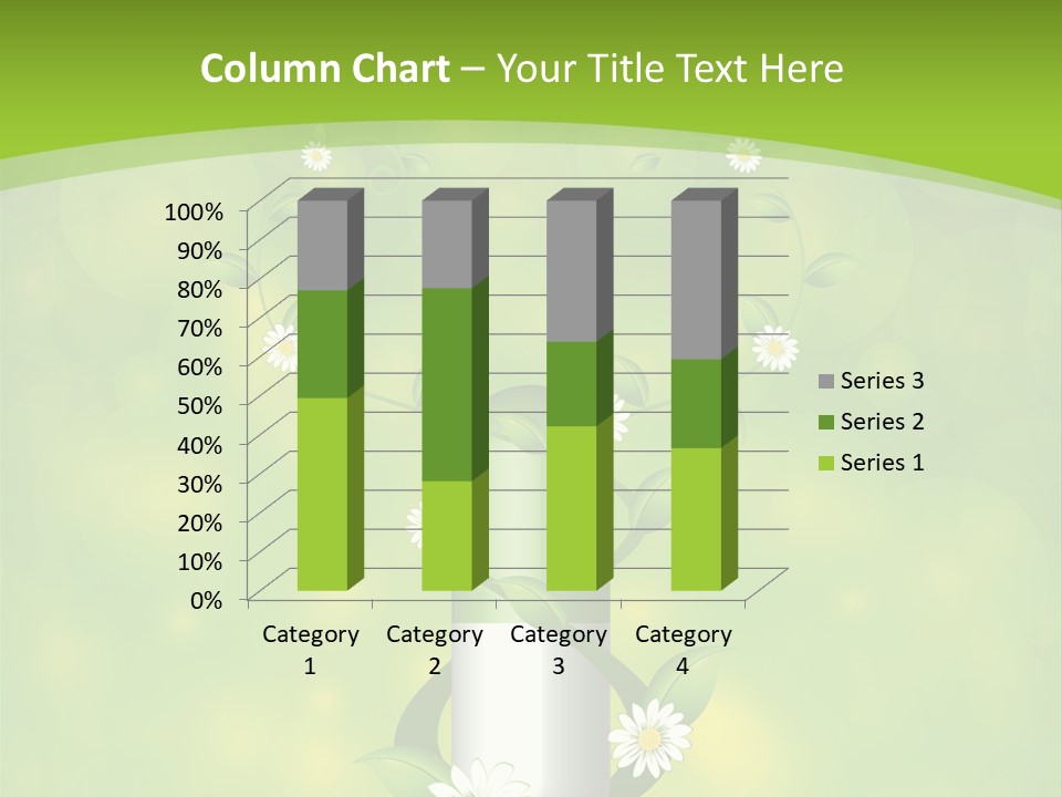 Flower Cure Chamomile PowerPoint Template