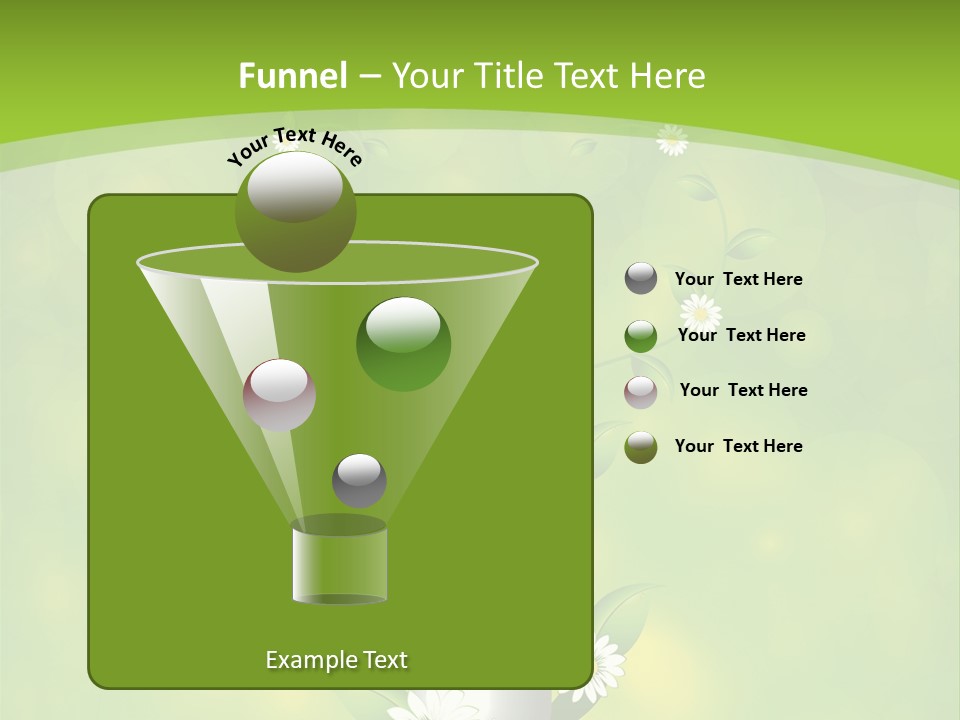 Flower Cure Chamomile PowerPoint Template