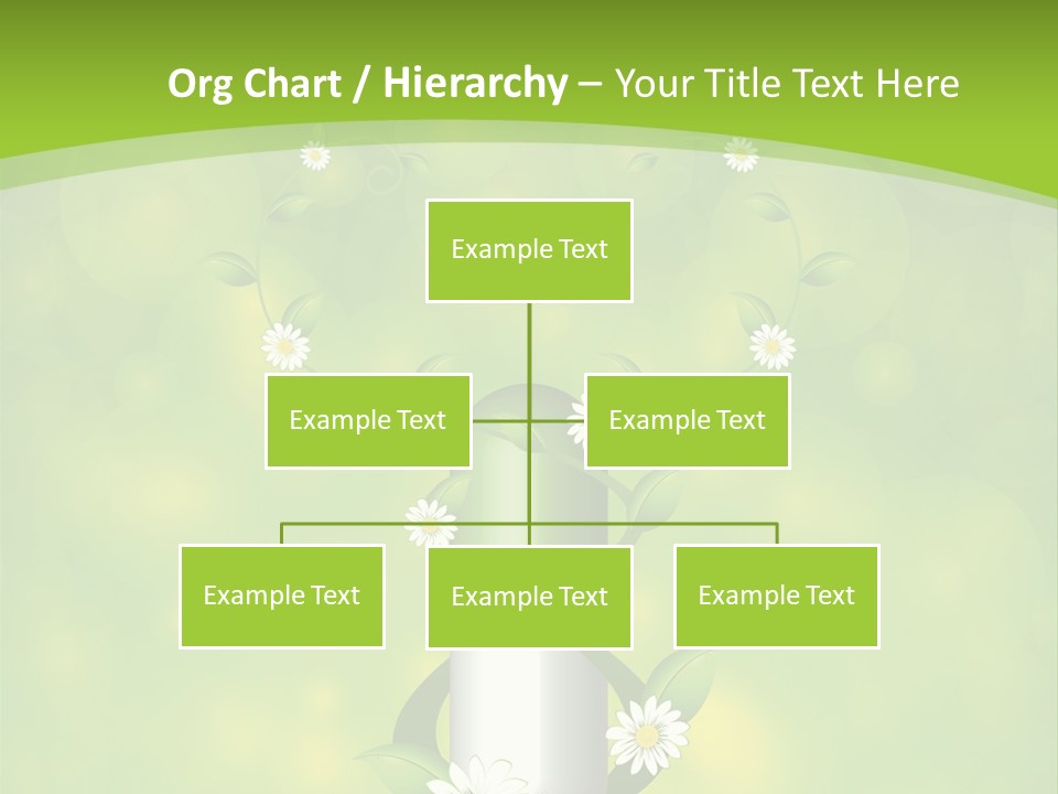 Flower Cure Chamomile PowerPoint Template