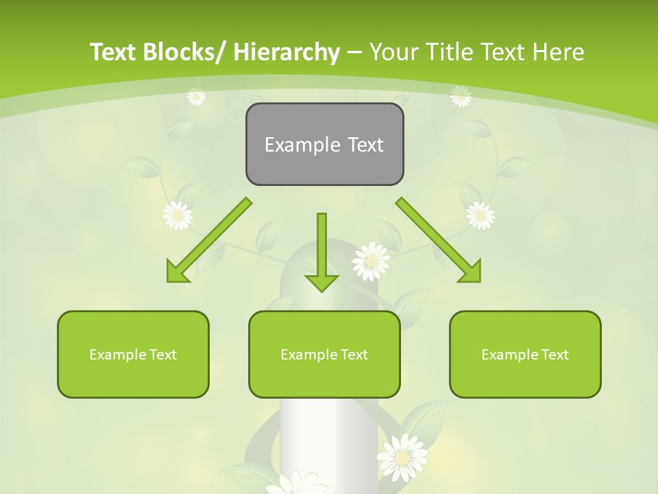 Flower Cure Chamomile PowerPoint Template