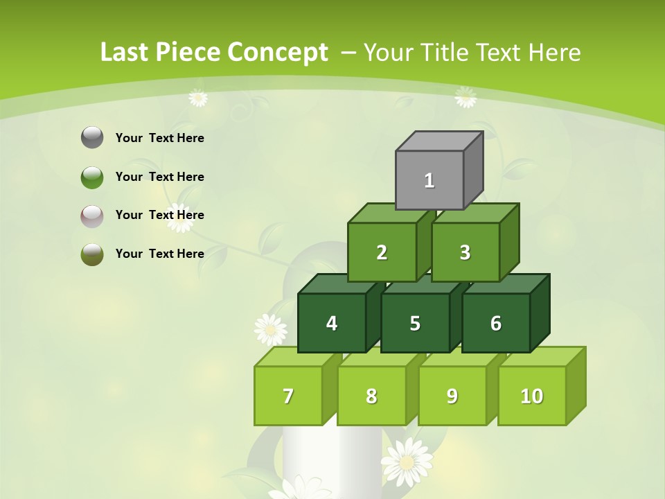 Flower Cure Chamomile PowerPoint Template