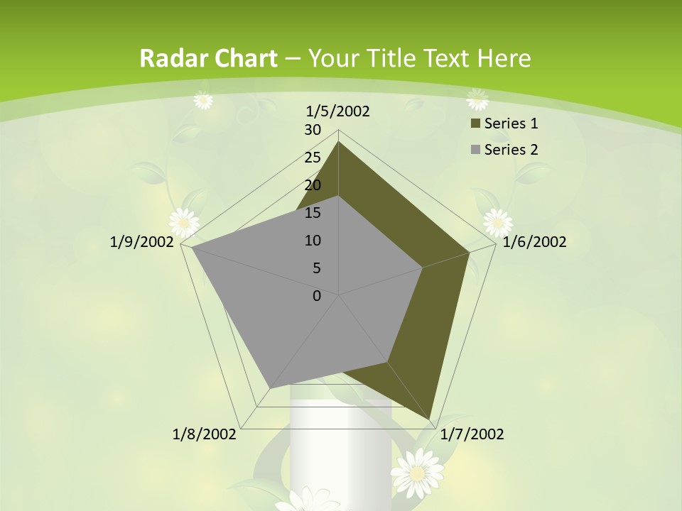Flower Cure Chamomile PowerPoint Template