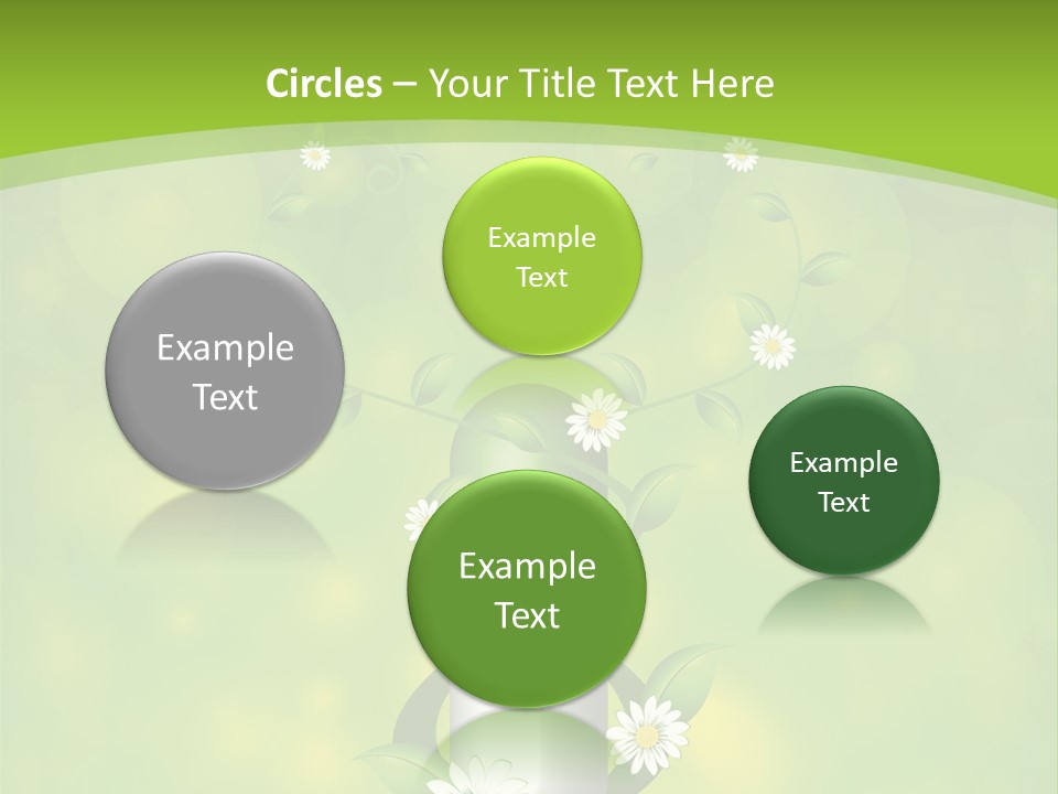 Flower Cure Chamomile PowerPoint Template