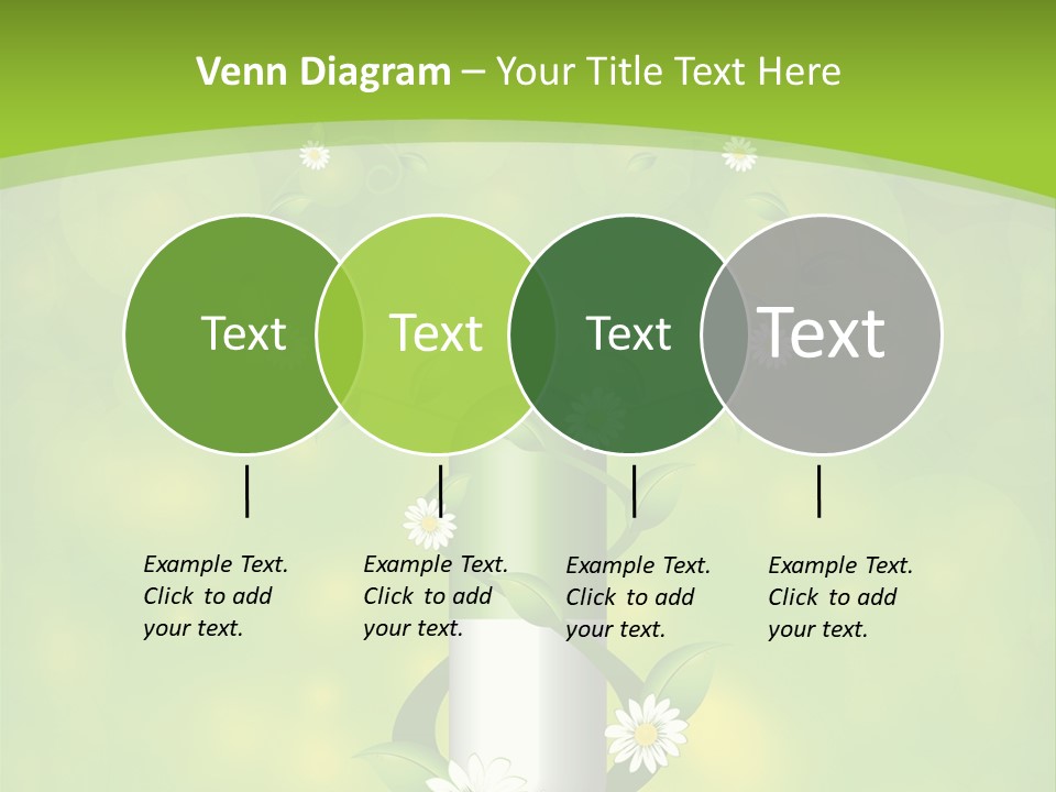 Flower Cure Chamomile PowerPoint Template